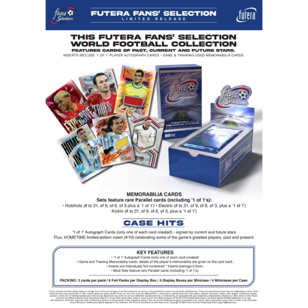 Futera 2025 Fans' Selection World Football Hobby Box (Fussball)