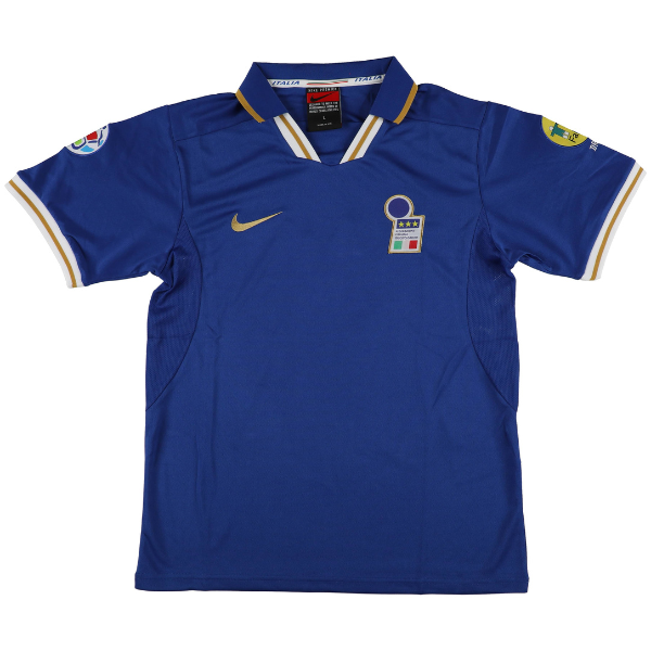 ⚽ Gianfranco Zola Signiertes Italien Heimtrikot (Blau) – inkl. Beckett COA ⚽