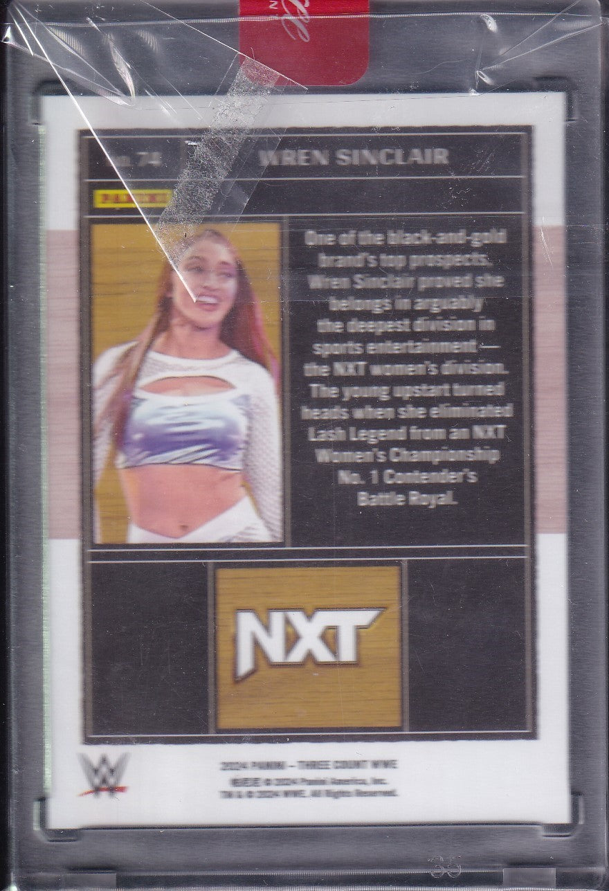 Wren Sinclair RC /25 Panini Three Count WWE 2024