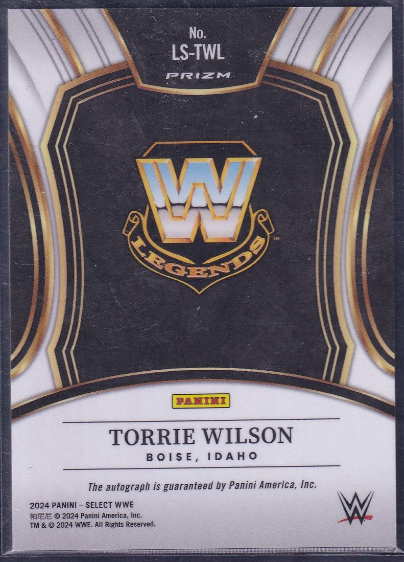 Torrie Wilson Autograph Silver Prizm Panini Select WWE 2024