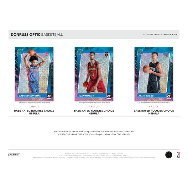 Panini Donruss Optic Choice Basketball NBA Hobby Box 2021/2022