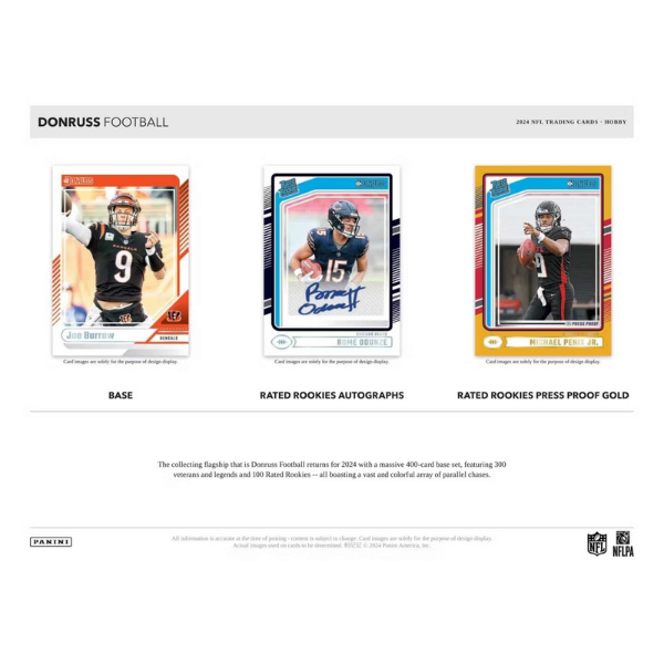 Panini Donruss Football Mega Box NFL 2024