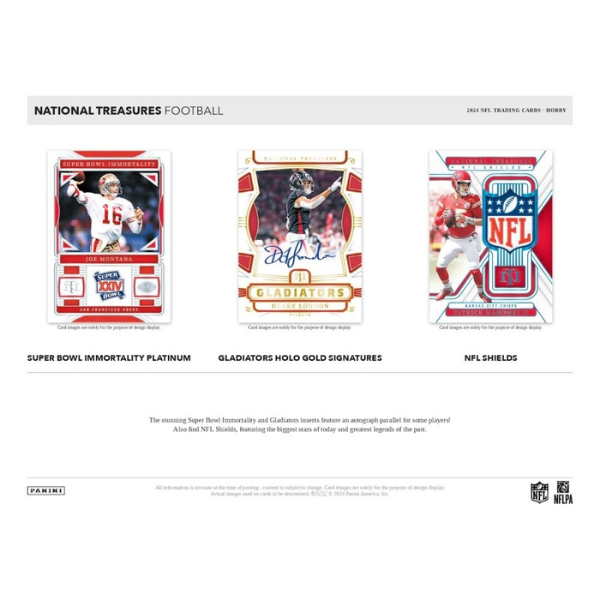 Panini National Treasures Football Hobby Box 2024