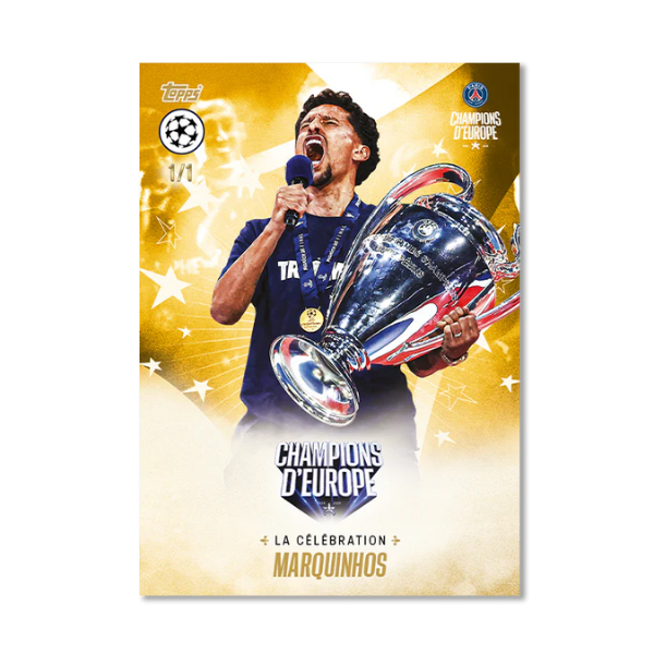 Topps Paris Saint-Germain: Champions d’Europe 2025 Hobby Box