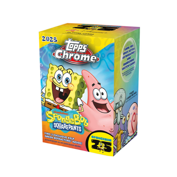 2025 Topps Chrome SpongeBob 25th Anniversary Value Box