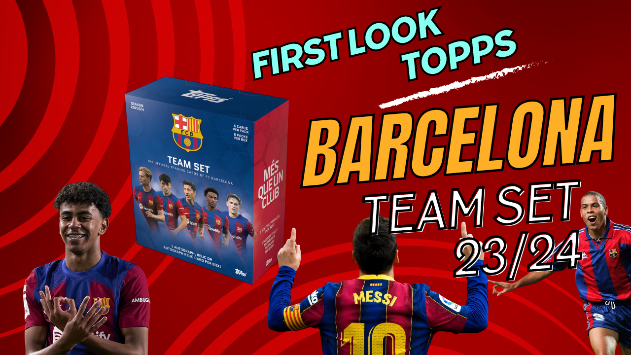 Topps FC Barcelona Team Set Hobby Box Fussball 2023/2024 – BST Buddys