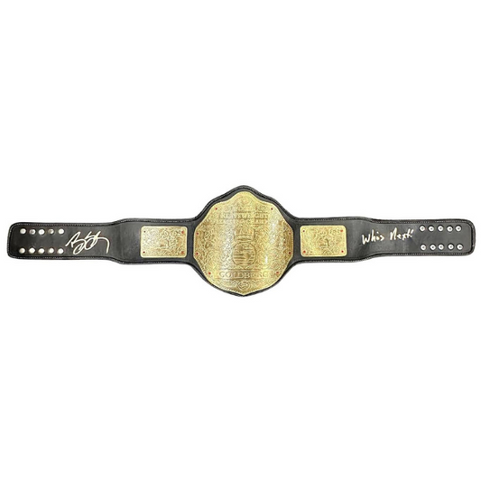 Bill Goldberg – Signierter & Inschrift: "Who's Next!" – World Heavyweight Champion Gürtel – PSA/DNA COA – WWE/WCW Legende!