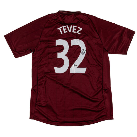 ⚽ Carlos Tévez Signiertes Manchester City Trikot – inkl. Beckett COA ⚽