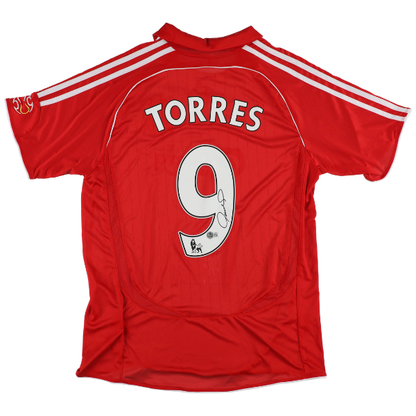 ⚽ Fernando Torres Signiertes Liverpool FC Trikot – inkl. Beckett COA ⚽
