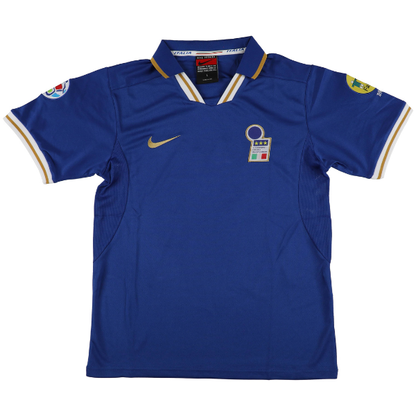 ⚽ Gianfranco Zola Signiertes Italien Heimtrikot (Blau) – inkl. Beckett COA ⚽
