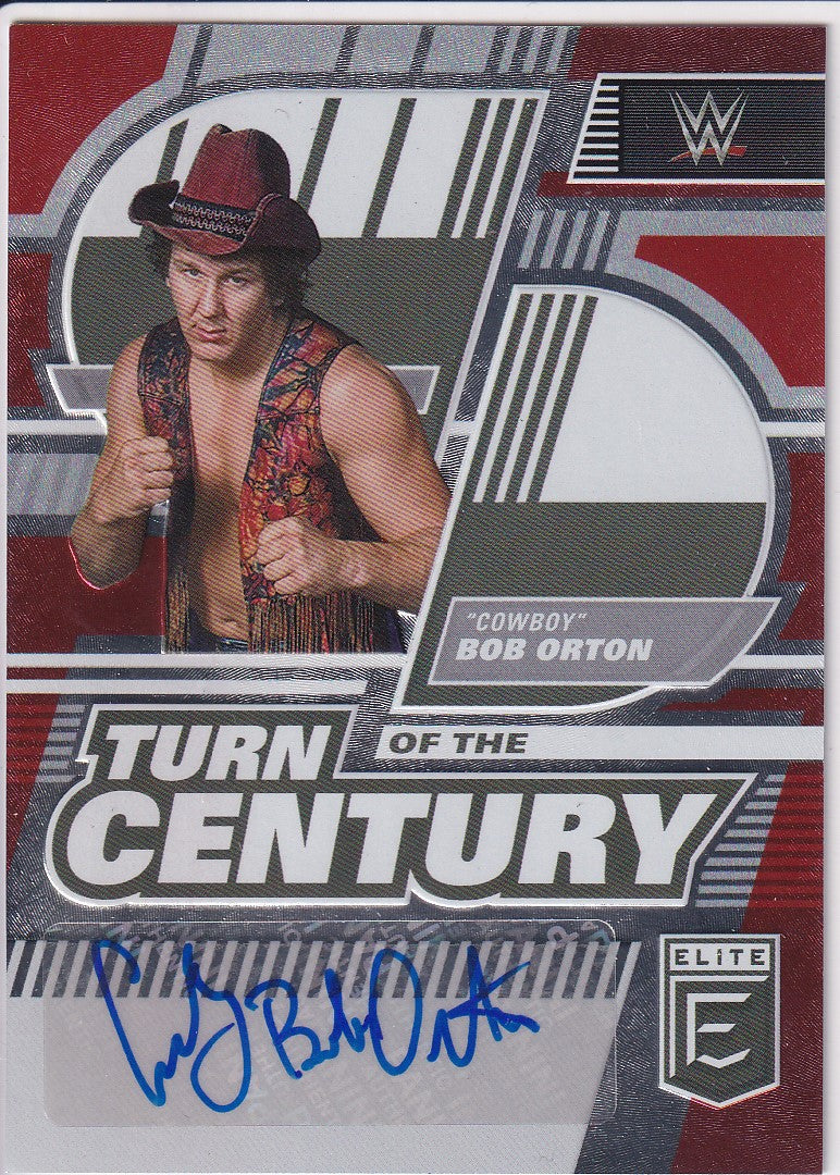 Cowboy Bob Orton Turn of the Century Autograph /49 Panini Donruss Elite WWE 2023