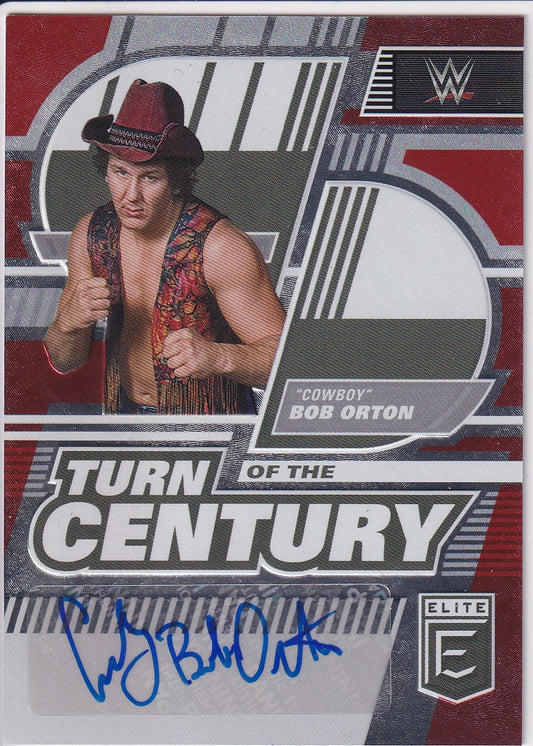 Cowboy Bob Orton Turn of the Century Autograph /49 Panini Donruss Elite WWE 2023