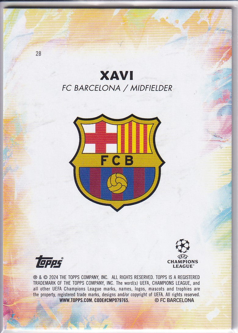 Xavi Legacy /150 Topps Inception 2024