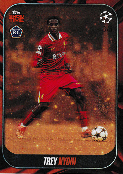 Trey Nyoni RC Showcase /5 Topps Showtime 2025