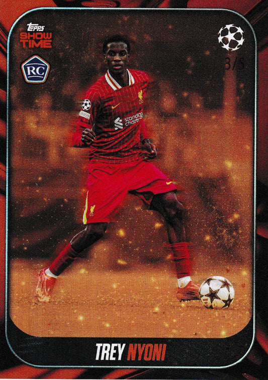 Trey Nyoni RC Showcase /5 Topps Showtime 2025