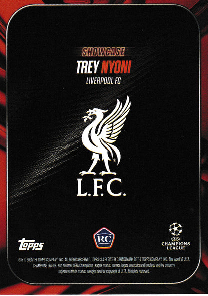 Trey Nyoni RC Showcase /5 Topps Showtime 2025
