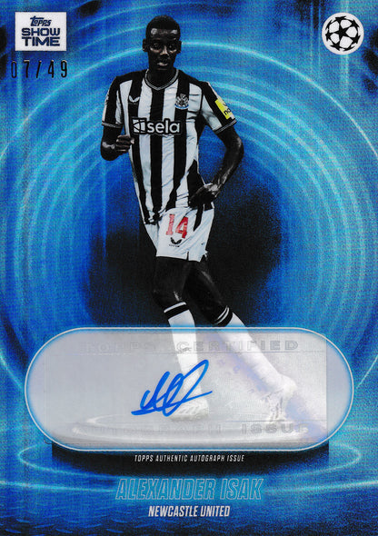 Alexander Isak Autograph /49 Topps Showtime 2024