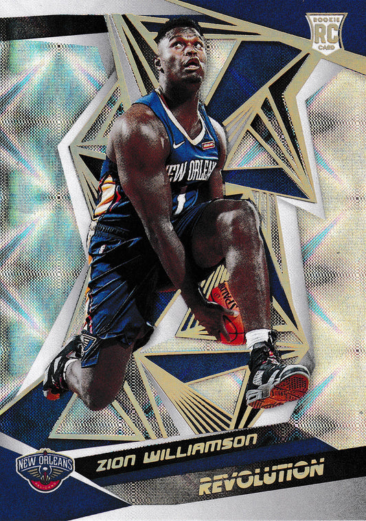 Zion Williamson RC Galactic Panini Revolution Basketball 2019-20