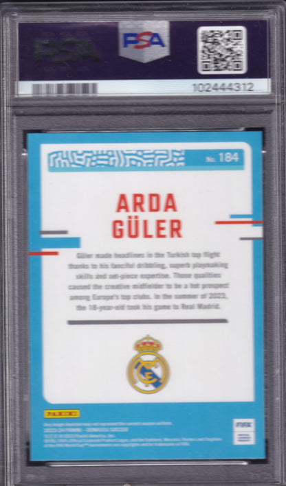 Arda Güler Donruss Optic Rated Rookie PSA 10 2023/2024
