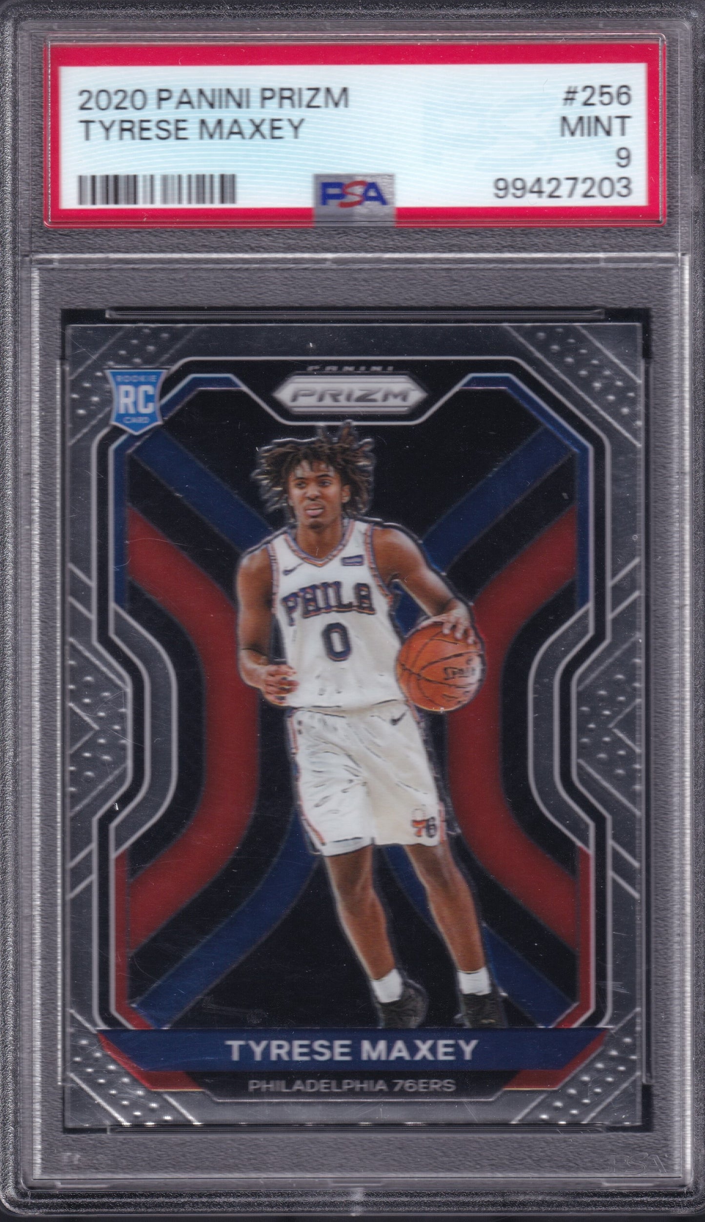 Tyrese Maxey Rookie Panini Prizm 2020/2021 PSA 9