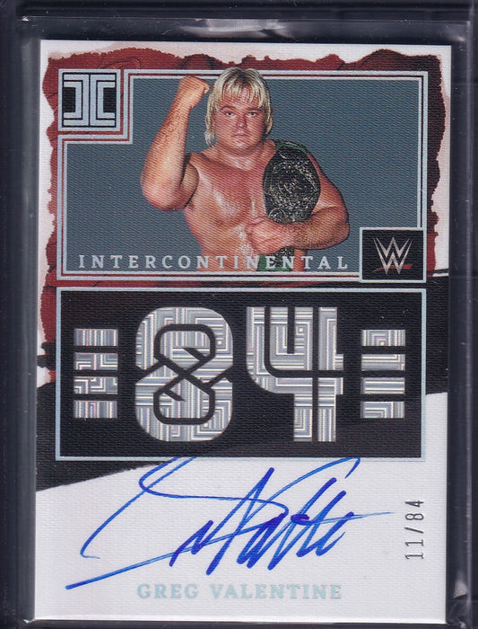 Greg "The Hammer" Valentine /84 Panini Impeccable WWE 2023