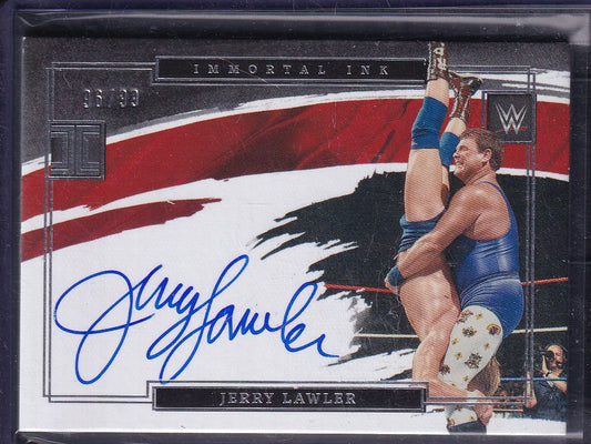 Jerry Lawler Immortal Ink /99 Panini Impeccable WWE 2022