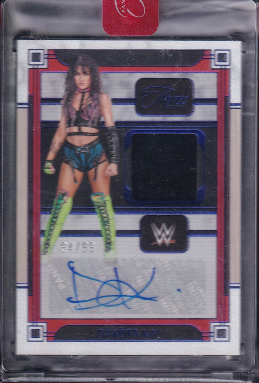Dakota Kai Memorabilia Autograph /99 Panini Three Count WWE 2024