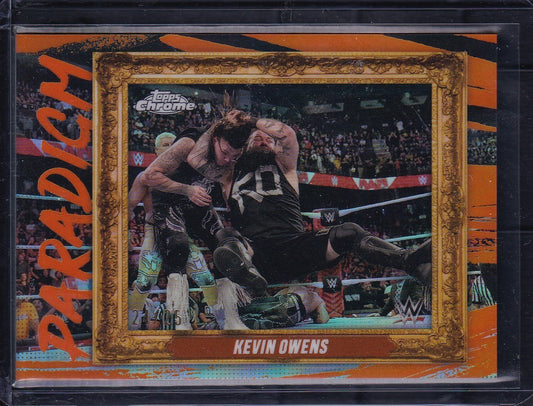 Kevin Owens Paradigm /25 Topps Chrome WWE 2025