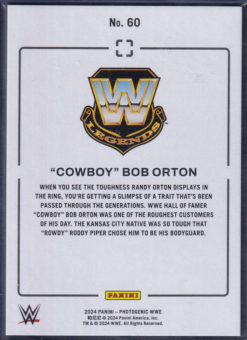 Cowboy Bob Orton /25 Panini Photogenic WWE 2024