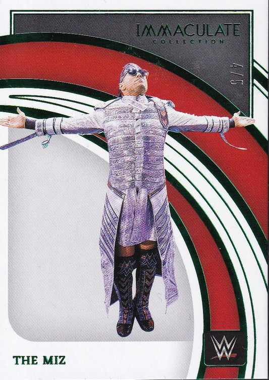 The Miz Green Emerald /5 Panini Immaculate WWE 2022