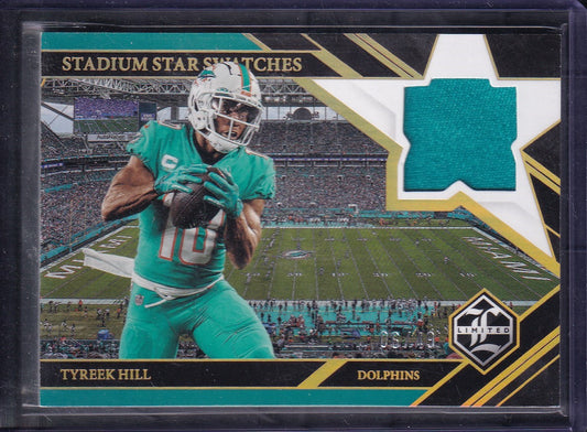Tyreek Hill Stadium Star Swatches /49 Panini Limited Football 2022