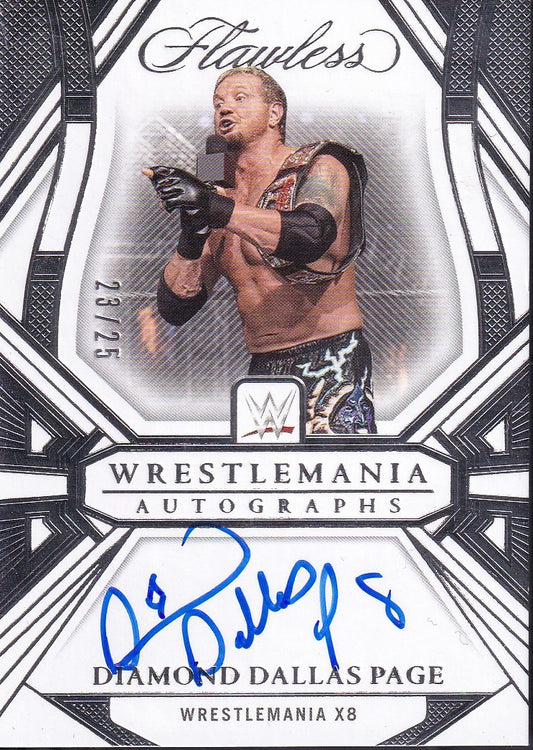 Diamond Dallas Page On Card Autograph /25 Panini Flawless WWE 2024