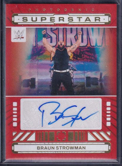 Braun Strowman Superstar Signature Panini Photogenic WWE 2024