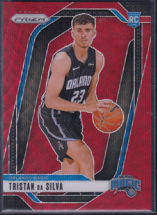 Tristan Da Silva RC Red Wave Panini Prizm Basketball 2024/25