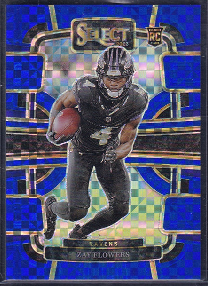 Zay Flowers RC /199 Panini Select Football 2023