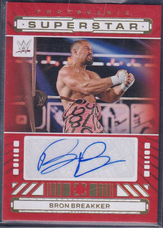 Bron Breakker Superstar Signatures Panini Photogenic WWE 2024