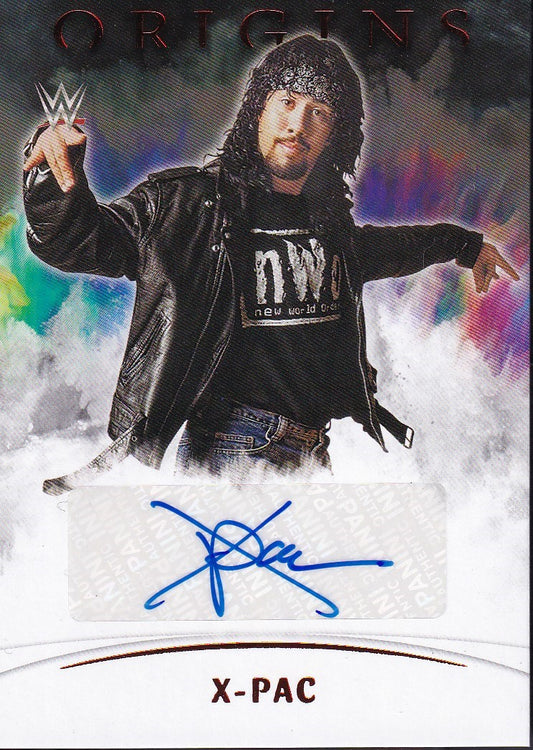 X-Pac Origins Autograph Panini Chronicles WWE 2022