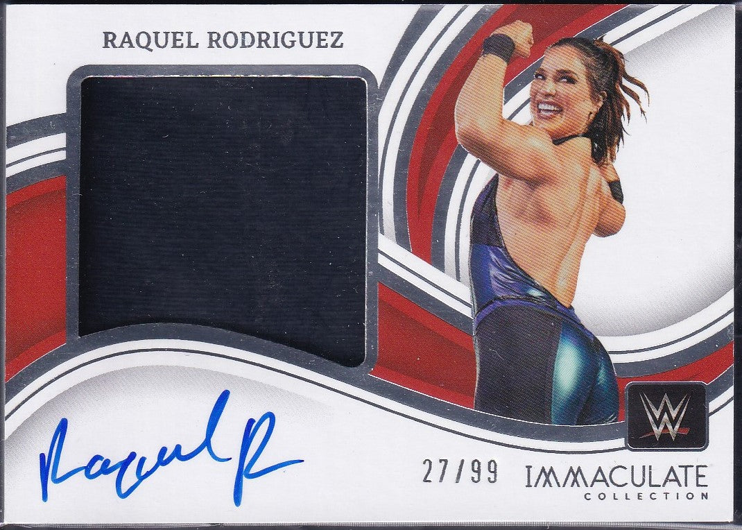 Raquel Rodriguez Premium Memorabilia On Card Autograph /99 Panini Immaculate WWE 2023
