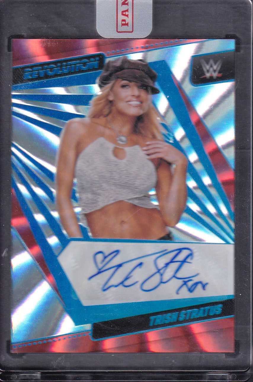Trish Stratus Sunburst Autograph /99 Panini Revolution WWE 2022