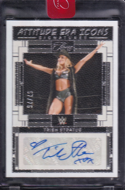 Trish Stratus Attitude Era Icons Signatures /75 Panini Three Count WWE 2024