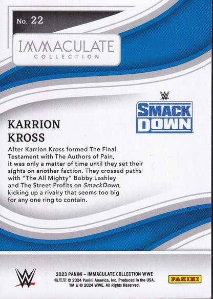 Karrion Kross /75 Panini Immaculate WWE 2023