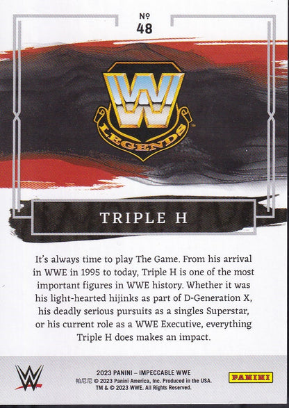 Triple H /35 Panini Impeccable WWE 2023