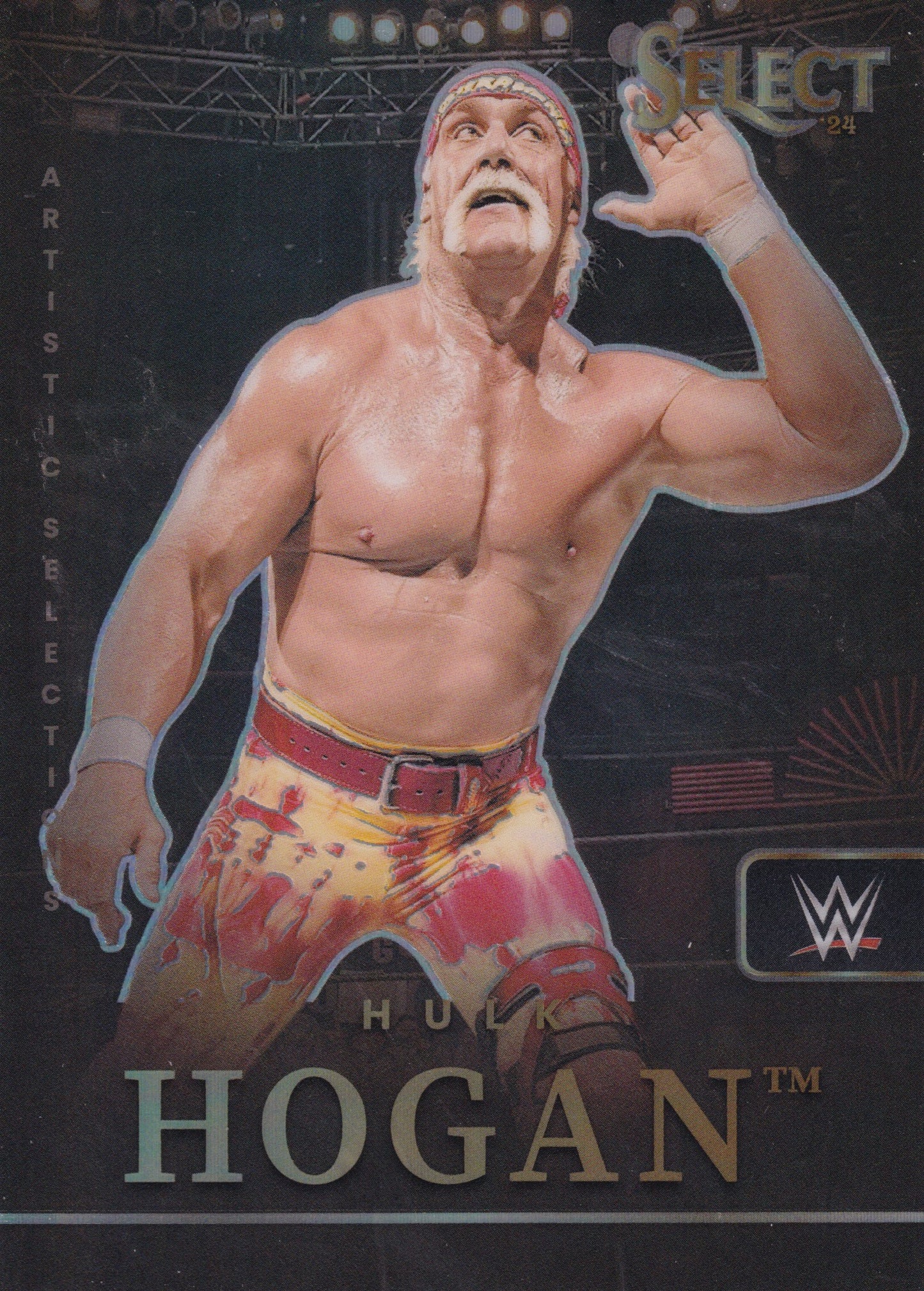 2024 Panini Prizm Select Artistic Impressions Hulk Hogan #No. 2