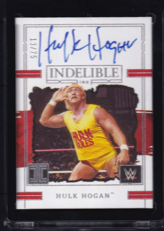 2023 Panini Impeccable Indelible Ink Hulk Hogan Auto #/75