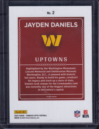 2024 Donruss Optic Jayden Daniels Uptown (RC) #2