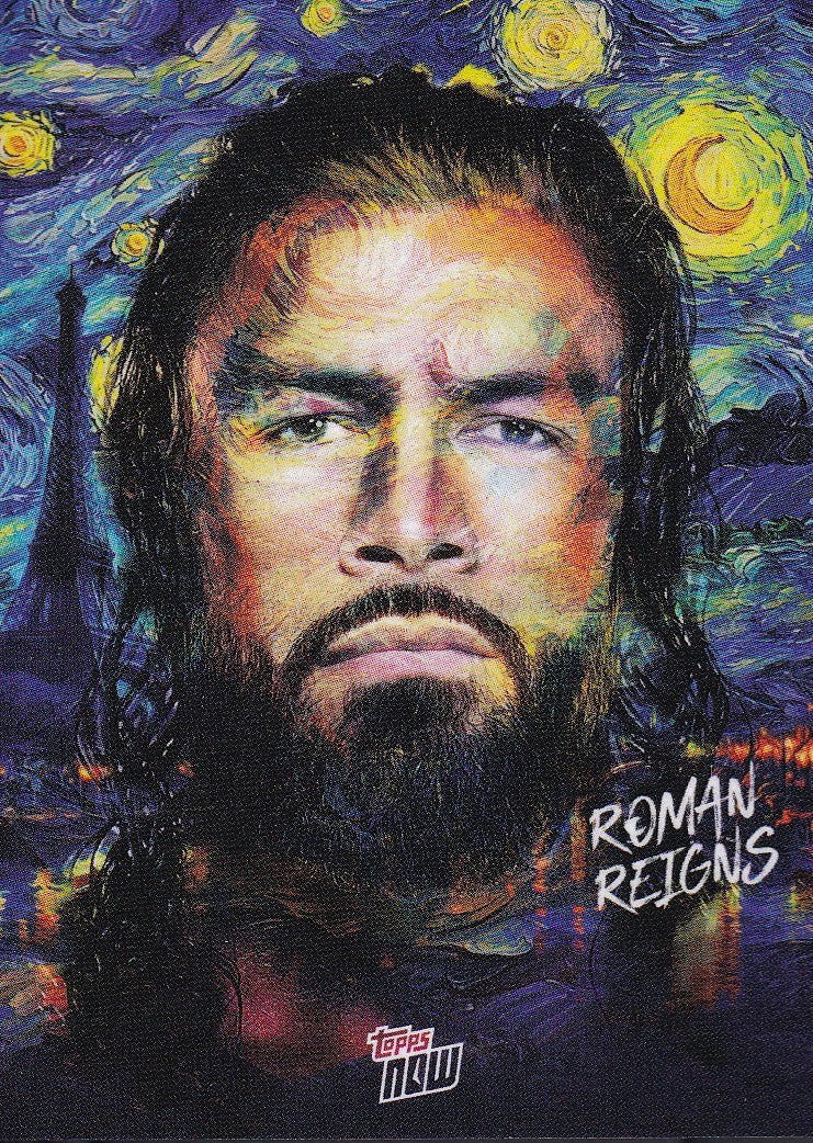 Roman Reigns Clash in Paris Topps Now 2025
