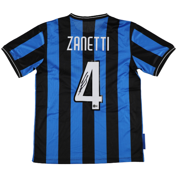 ⚽ Javier Zanetti Signiertes Inter Mailand Trikot – inkl. Beckett COA ⚽