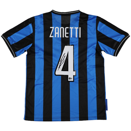 ⚽ Javier Zanetti Signiertes Inter Mailand Trikot – inkl. Beckett COA ⚽