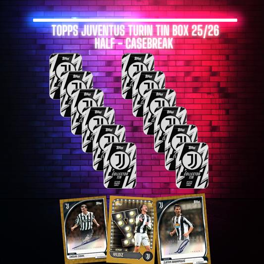 Topps Juventus Turin Tin Box 25/26 Half-Casebreak
