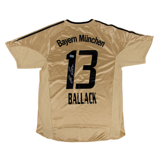 ⚽ Michael Ballack Signiertes FC Bayern München Trikot – inkl. Beckett COA ⚽